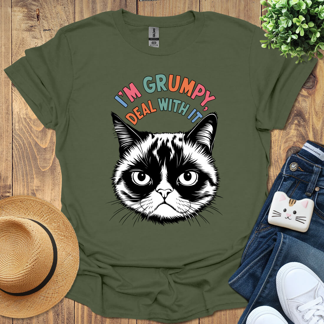 I'm Grumpy Deal With It T-Shirt