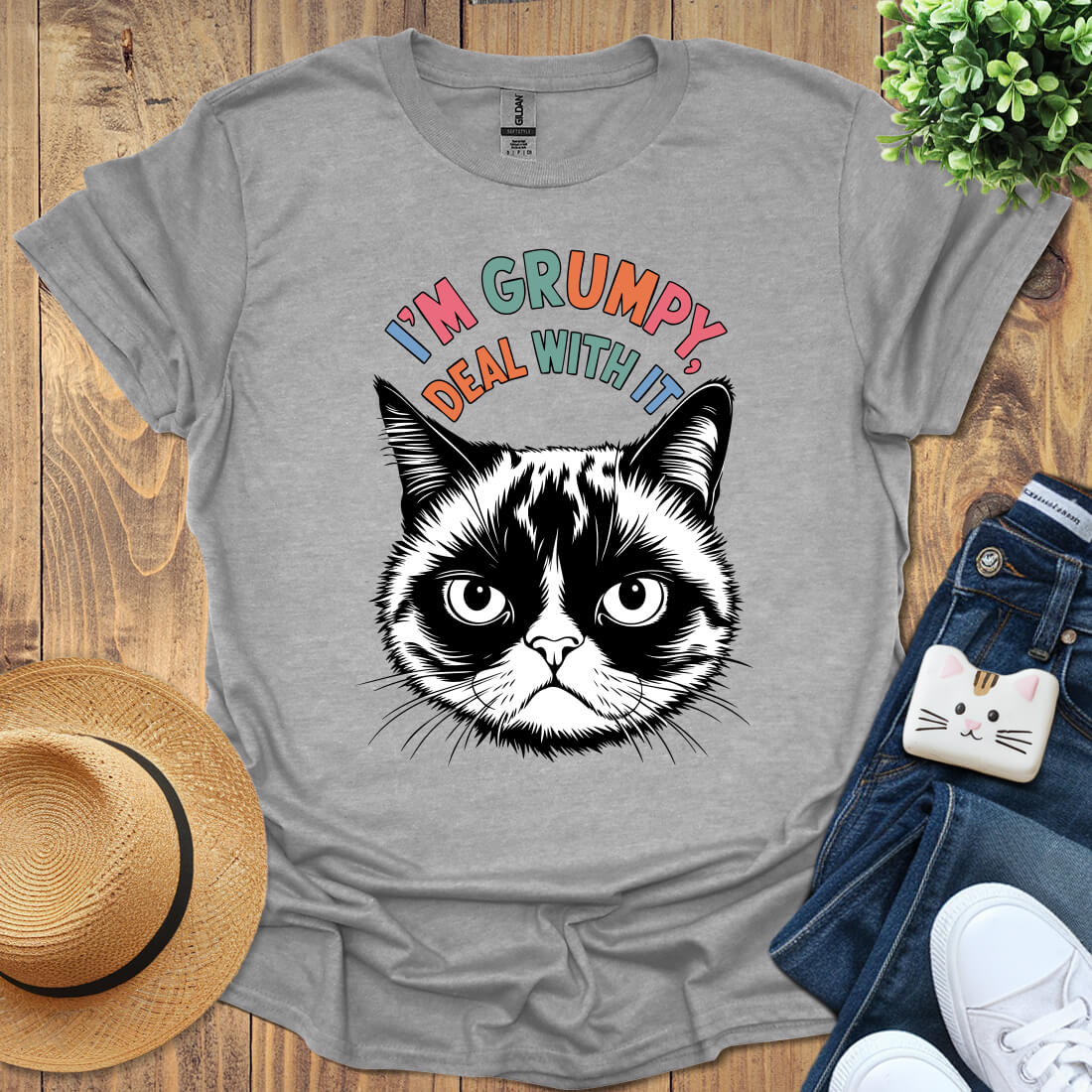 I'm Grumpy Deal With It T-Shirt