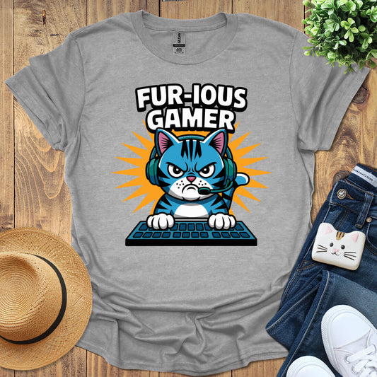 Fur-Ious Gamer T-Shirt