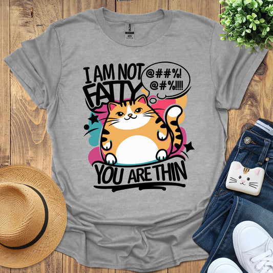 I Am Not Fatty You Are Thin T-Shirt