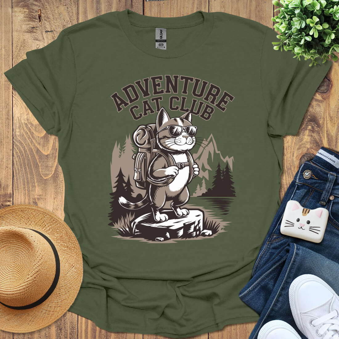 Adventure Cat Club T-Shirt