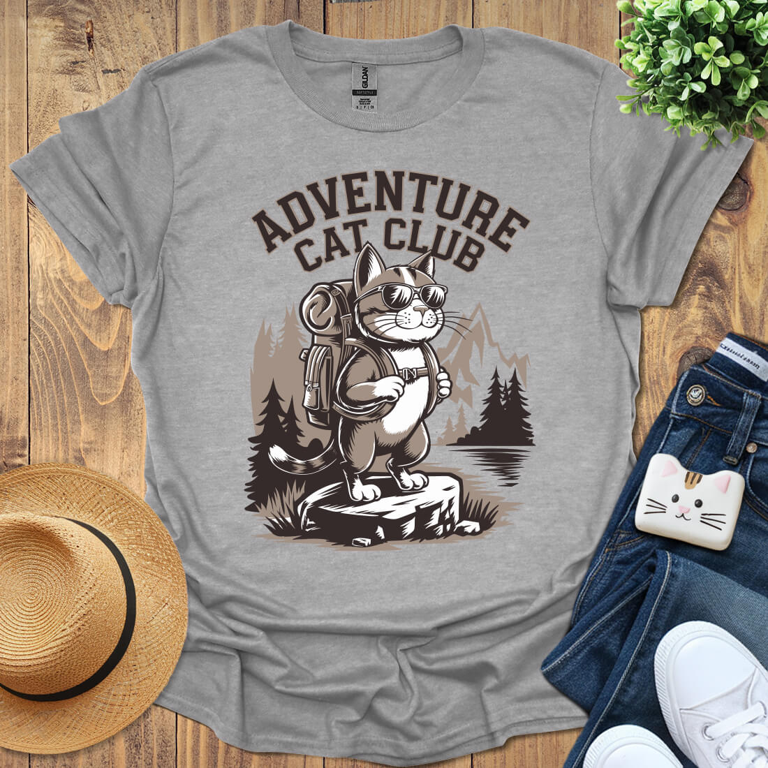 Adventure Cat Club T-Shirt